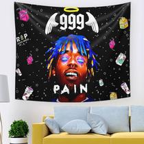 Tapeçaria Juice WRLD 999 Pain Colorful 100% poliéster 100x150cm