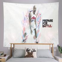 Tapeçaria Kobe Bryant Prepare-se para o basquete de batalha 100x150cm