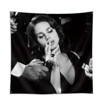 Tapeçaria Lanas Dels Reys Smokings Flag Art Anime 90x90cm Tapeçaria Lanas Dels Reys Smokings Flag Art Anime 90x90cm