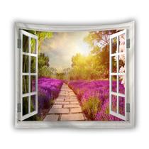 Tapeçaria Lavanda Window View Wall 150x150cm Microfabric