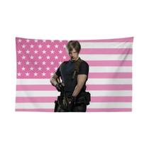 Tapeçaria Leon Kennedy Resident Evil Para Quarto, Dormitório, Sala De Estar E Decoração De Clubes