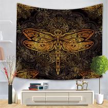 Tapeçaria, libélula, microtecido de parede, 150x130cm, estética de quarto Tapeçaria, libélula, microtecido de parede, 150x130cm, estética de quarto