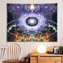 Tapeçaria Mandala Flower Microfabric 200x150cm, decoração de quarto Tapeçaria Mandala Flower Microfabric 200x150cm, decoração de quarto
