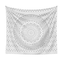 Tapeçaria, mandala, padrão geométrico, microtecido 150x130cm Tapeçaria, mandala, padrão geométrico, microtecido 150x130cm