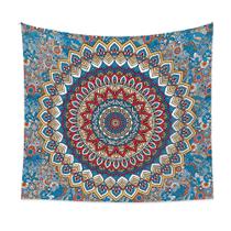 Tapeçaria, mandala, padrão geométrico, microtecido 150x130cm Tapeçaria, mandala, padrão geométrico, microtecido 150x130cm
