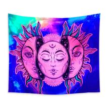 Tapeçaria Mandala Sun God Wall Room 150x150cm, microtecido Tapeçaria Mandala Sun God Wall Room 150x150cm, microtecido