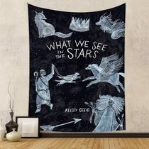 Tapeçaria O que vemos na constelação do zodíaco das estrelas 130x150cm