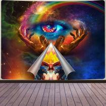 Tapeçaria Olho de Horus Egípcia 150cm x 130cm - Fibra Química