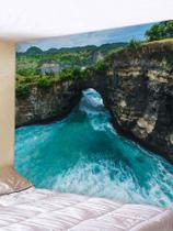 Tapeçaria, paisagem marítima, microtecido de parede, 150x130cm, decoração de quarto Tapeçaria, paisagem marítima, microtecido de parede, 150x130cm, decoração de quarto