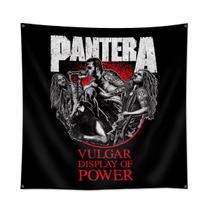 Tapeçaria Panteras Vulgar Display Of Power Flag Art 90x90cm Tapeçaria Panteras Vulgar Display Of Power Flag Art 90x90cm