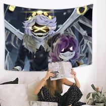 Tapeçaria para decoração de parede Art Ha Murders Drones Anime
