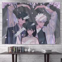 Tapeçaria para pendurar na parede Anime Friendship Cherry Blossom 100x150cm Tapeçaria para pendurar na parede Anime Friendship Cherry Blossom 100x150cm