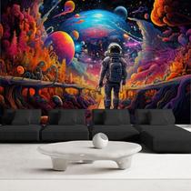Tapeçaria para pendurar na parede Astronaut Galaxy Space 150x130cm