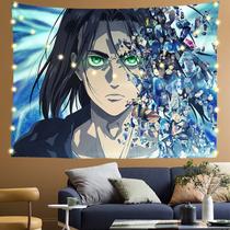 Tapeçaria para pendurar na parede Attack on Titan Levi Ackerman 150x130cm Tapeçaria para pendurar na parede Attack on Titan Levi Ackerman 150x130cm