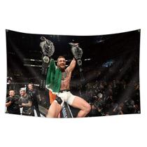 Tapeçaria para pendurar na parede com bandeira Conor McGregor Anime 90x150cm