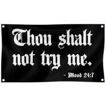 Tapeçaria para pendurar na parede Dhous Shalts Nots Trys Me Anime 90x150cm Tapeçaria para pendurar na parede Dhous Shalts Nots Trys Me Anime 90x150cm