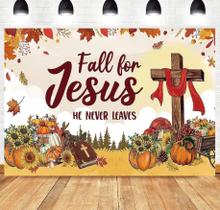 Tapeçaria para pendurar na parede Fall for Jesus Harvest Season 150x100cm Tapeçaria para pendurar na parede Fall for Jesus Harvest Season 150x100cm