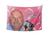 Tapeçaria para pendurar na parede Funny Meme Quote 100x150cm poliéster Tapeçaria para pendurar na parede Funny Meme Quote 100x150cm poliéster