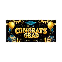 Tapeçaria para pendurar na parede Graduation Congrats Grad 150x210cm Tapeçaria para pendurar na parede Graduation Congrats Grad 150x210cm