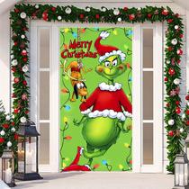Tapeçaria para pendurar na parede Grinch's Stole Christmas Anime 90x200cm