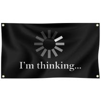 Tapeçaria para pendurar na parede I'm Thinking Loading Icon 100x150cm