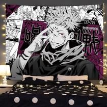 Tapeçaria para pendurar na parede Jujutsu Kaisen Yuji Itadori 100x150cm