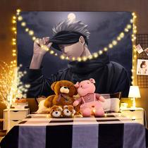 Tapeçaria para pendurar na parede Jujutsus Kaisens Gojos Satorus Anime