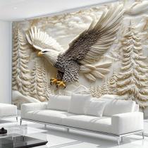 Tapeçaria para pendurar na parede Majestic Eagle in Flight 150 cm x 130 cm