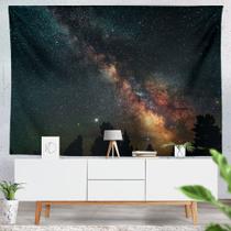 Tapeçaria para pendurar na parede Milky Way Galaxy Starry Sky Night