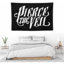 Tapeçaria para pendurar na parede Pierce The Veil Band Logo 100x150cm