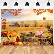 Tapeçaria para pendurar na parede Thanksgiving Fall Harvest Scarecrow Tapeçaria para pendurar na parede Thanksgiving Fall Harvest Scarecrow