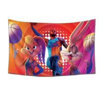 Tapeçaria para pendurar na parede Tune Squad Space Jam Basketball 100x150cm