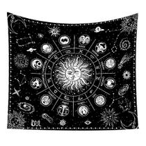 Tapeçaria para pendurar na parede Zodiac Astrology Sun and Moon 100x150cm Tapeçaria para pendurar na parede Zodiac Astrology Sun and Moon 100x150cm