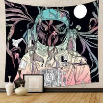 Tapeçaria pendurada na parede Astronauta Trippy Space Explorer