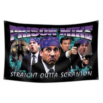 Tapeçaria pendurada na parede Prison Mike Straight Outta Scranton
