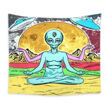 Tapeçaria psicodélica alienígena Wall Room Aesthetic 150x130cm
