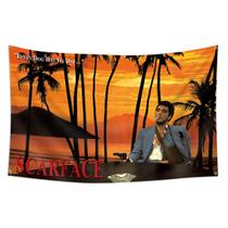 Tapeçaria Scarfaces Flag Art Anime Wall Pendure 150x90cm