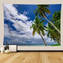 Tapeçaria Sea View Sky Wall 150x130cm de fibra de microtecido