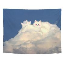 Tapeçaria Sky Clouds Wall Aesthetic 150x130cm, microtecido