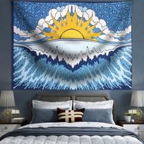 Tapeçaria: Sol, Lua e Estrelas, parede, 150x130cm, microtecido