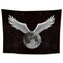 Tapeçaria Starry Sky Moon Wall Room Estética 130x148cm Tapeçaria Starry Sky Moon Wall Room Estética 130x148cm