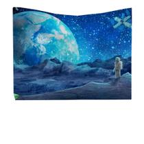 Tapeçaria Starry Sky Space Room Aesthetic 150x130cm, microtecido - yiweisai