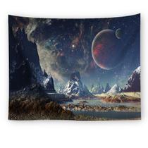 Tapeçaria Starry Sky Wall Room Aesthetic 150x150cm, microtecido - yiweisai