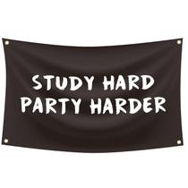Tapeçaria STUDY HARDS PARTY HARDER Wall 150x90cm Microtecido Tapeçaria STUDY HARDS PARTY HARDER Wall 150x90cm Microtecido