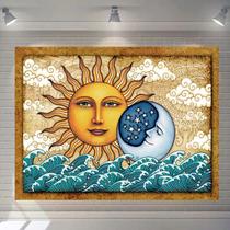 Tapeçaria Sun God Cloud Wall Room Aesthetic 150x130cm, microtecido Tapeçaria Sun God Cloud Wall Room Aesthetic 150x130cm, microtecido
