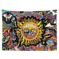 Tapeçaria Sun God Wall 150x130cm de fibra de microtecido Tapeçaria Sun God Wall 150x130cm de fibra de microtecido