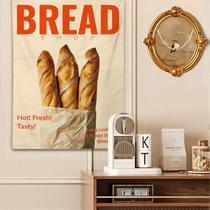 Tapeçaria suspensa na parede Bread Shop Hot Fresh Tasty 150x110cm
