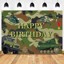 Tapeçaria suspensa na parede, camuflagem militar, camuflagem de aniversário, caminhão militar
