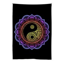 Tapeçaria Tai Chi Baguas Wall 150x130cm de fibra de microtecido