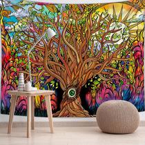 Tapeçaria Tree Of Life Sun Wall Room Aesthetic 150x130cm Tapeçaria Tree Of Life Sun Wall Room Aesthetic 150x130cm